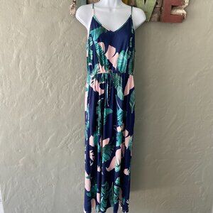 LIVECLOTH HALTER NECK CASUAL BEACH DRESS SZ MED